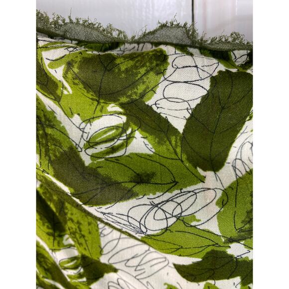 We Vera Women's Size 2 Cream Green Red Floral Strapless Lined A-Line Dress - Picture 4 of 10